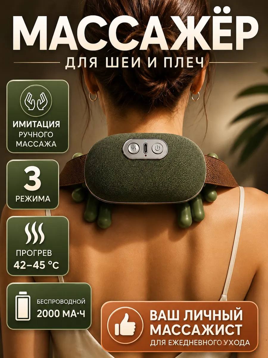 Массажер для шеи "Руки "