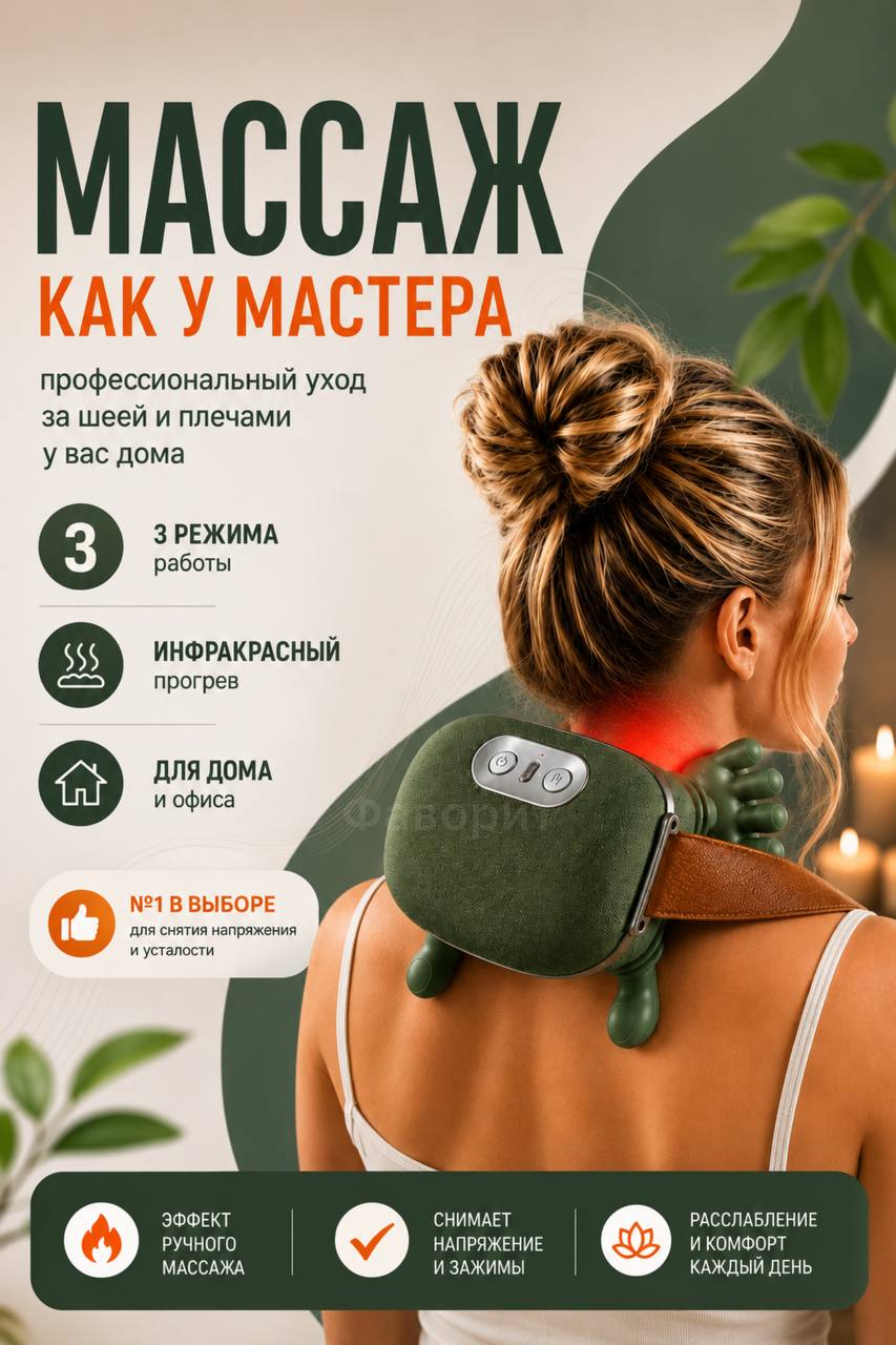 Массажер для шеи и спины