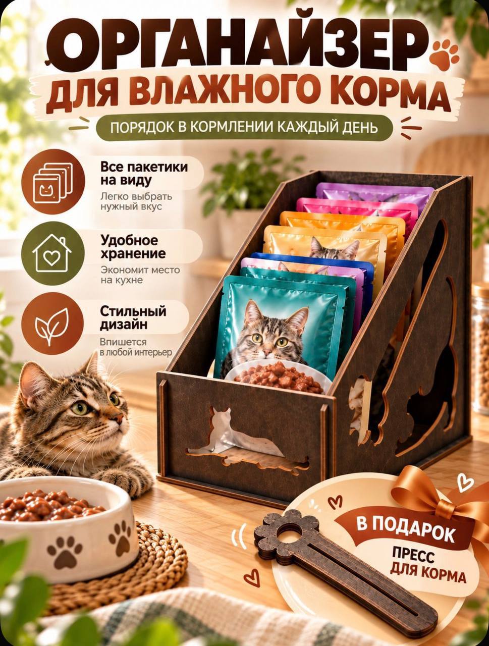 Органайзер для кошачьего корма