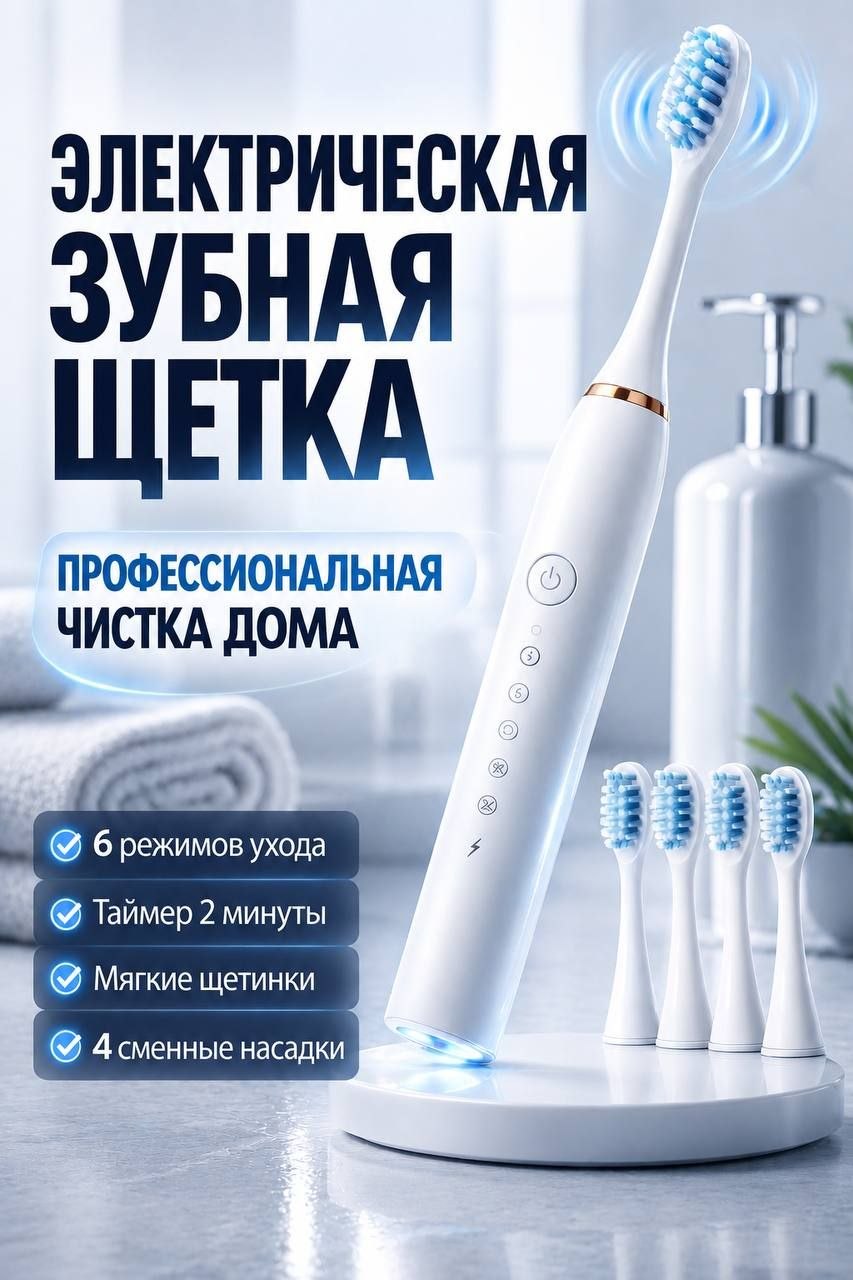 Электрическая зубная щетка