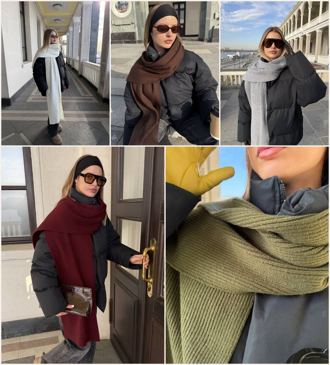 Шарф, который сразу меняет образ 🧣