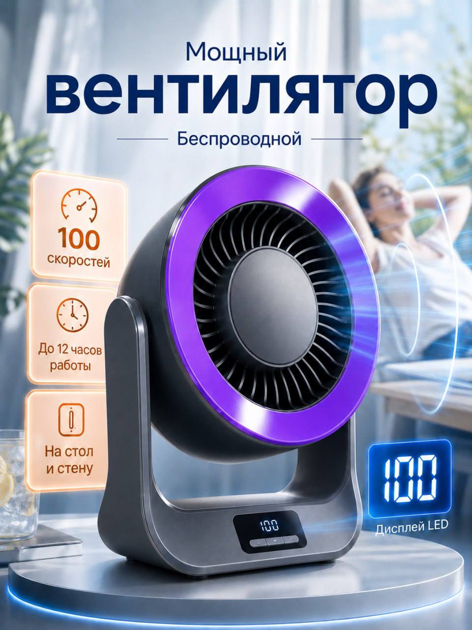 Вентилятор настольный