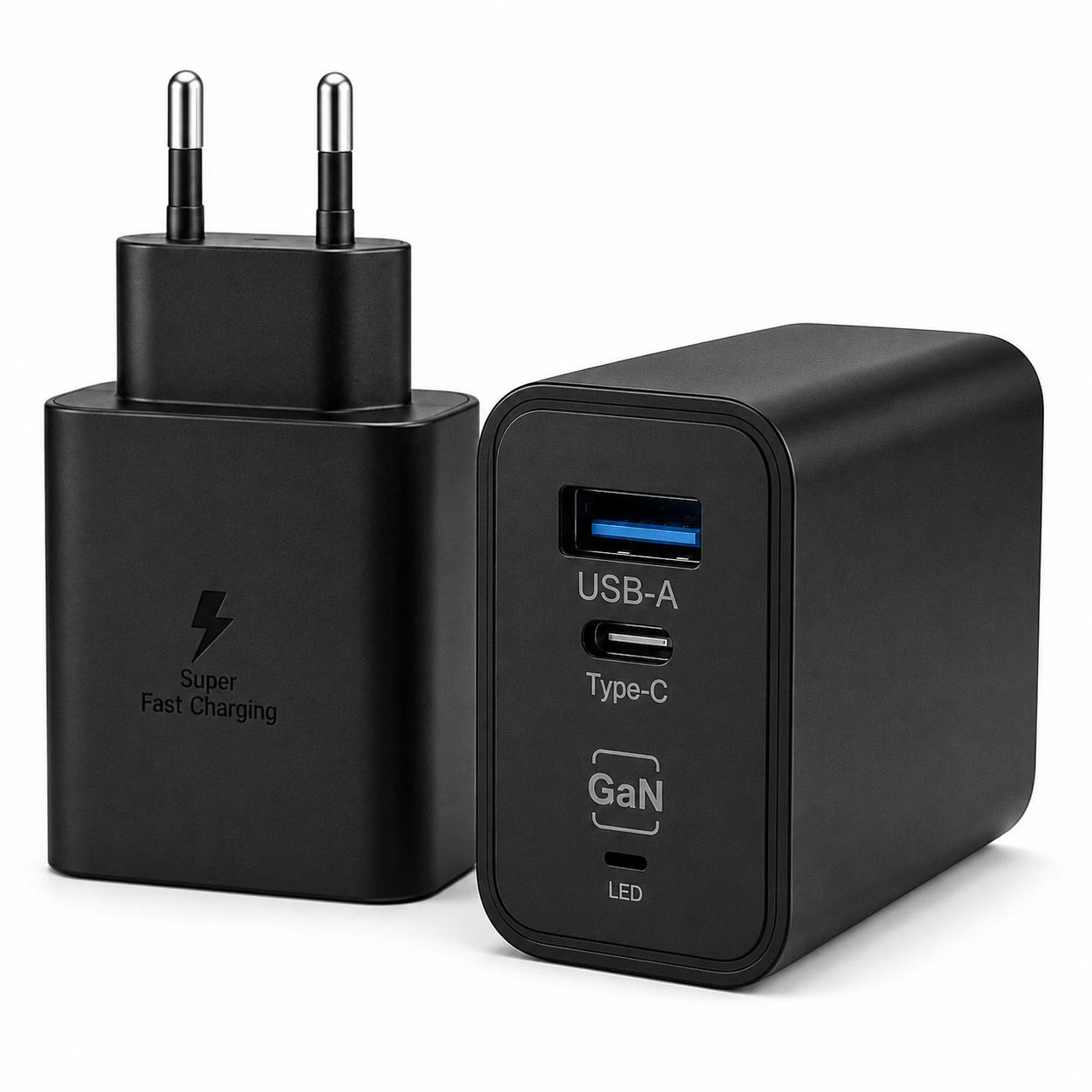 АДАПТЕР USB/TYPE C (для телефона, планшета) быстрая зарядка